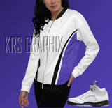 Concord 5s Bomber Jacket  | Jordan 5 Concord Bomber Jacket | Sneaker Match Concord 5 Bomber Jacket