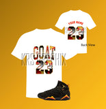 Jordan 7 Citrus 7s Shirt | Citrus 7s Shirt | Sneaker Match Tee GOAT 23