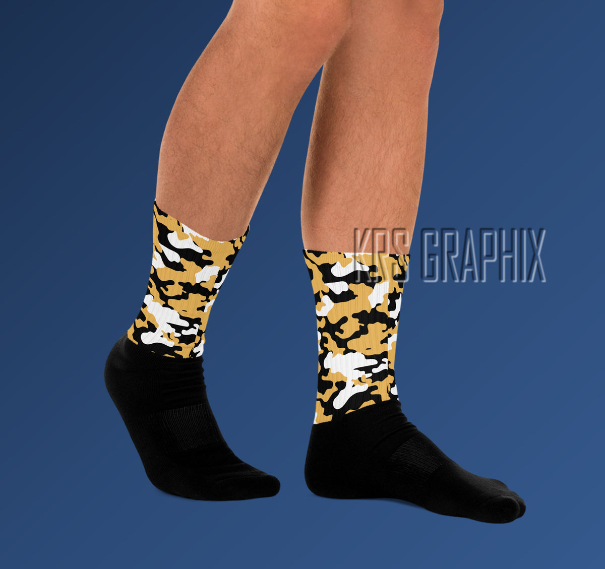 black and yellow jordan socks