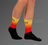 Socks To Match Jordan Citrus 7 Retro | Citrus 7 Socks | Jordan 7 Socks