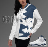 Bomber Jacket Match Jordan 6 Midnight Navy - Midnight Navy 6s Bomber Jacket