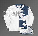Bomber Jacket Match Jordan 6 Midnight Navy - Midnight Navy 6s Bomber Jacket