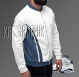 Bomber Jacket Match Jordan 6 Midnight Navy - Midnight Navy 6s Bomber Jacket