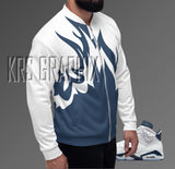 Bomber Jacket Match Jordan 6 Midnight Navy - Midnight Navy 6s Bomber Jacket