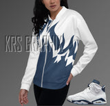 Bomber Jacket Match Jordan 6 Midnight Navy - Midnight Navy 6s Bomber Jacket
