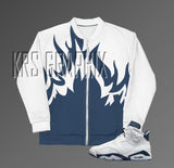 Bomber Jacket Match Jordan 6 Midnight Navy - Midnight Navy 6s Bomber Jacket