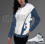 Bomber Jacket Match Jordan 6 Midnight Navy - Midnight Navy 6s Bomber Jacket