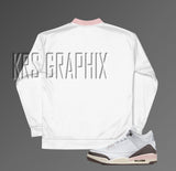Bomber Jacket Match Jordan 3 Neapolitan Dark Mocha - Neapolitan Dark Mocha 3s Bomber Jacket