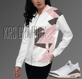 Bomber Jacket Match Jordan 3 Neapolitan Dark Mocha - Neapolitan Dark Mocha 3s Bomber Jacket