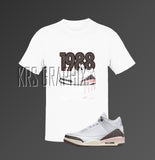 Shirt Match Jordan 3 Neapolitan Dark Mocha - Neapolitan Dark Mocha 3s -Shirt
