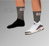 Socks Match Jordan 3 Neapolitan Dark Mocha - Neapolitan Dark Mocha 3s Socks
