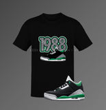 Pine Green 3s Shirt ii Jordan Inspired III