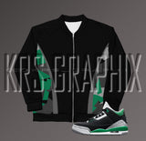Pine Green 3s Bomber Jacket
