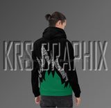 Pine Green 3 All Over Print Hoodie