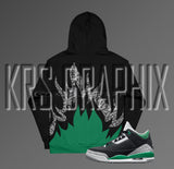Pine Green 3 All Over Print Hoodie