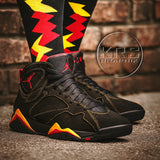 Socks To Match Jordan Citrus 7 Retro | Citrus 7 Socks | Jordan 7 Socks
