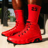 Socks Match Jordan 9 Chile Red / Red Thunder 4 - Chile Red 9s/ Red Thunder 4s Socks 23