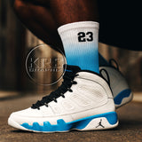 Socks To Match Jordan 9 Powder Blue - Gradient