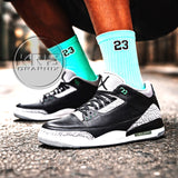 Socks To Match Jordan 3 Green Glow - Green Glow 23