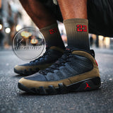 Socks To Match Jordan 9 Olive - Fade Away