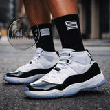 Black Socks To Match Jordan 11 Gratitude & Space Jam Lows - Black 23