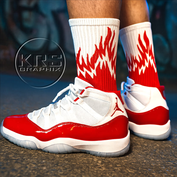 Socks To Match Jordan Cherry 11s Retro