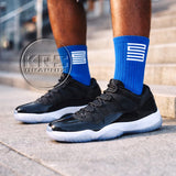 Socks To Match Jordan 11 Space Jam Low - Blue 23