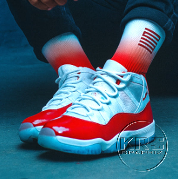 Socks To Match Jordan Cherry 11s Retro