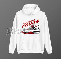 Hoodie To Match Jordan 4 Fire Red - Fantastic Fours