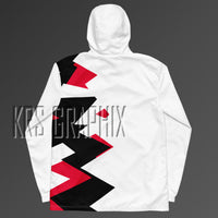 Zip Hoodie To Match Jordan 4 Red Cement - Jagged