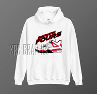 Hoodie To Match Jordan 4 Red Cement - Fantastic Fours