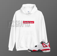 Hoodie To Match Jordan 4 Red Cement - Supremely A Sneakerhead