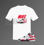 T-Shirt To Match Jordan 4 Red Cement - Mike