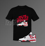 T-Shirt To Match Jordan 4 Red Cement - Fantastic Fours