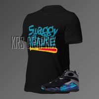 T-Shirt To Match Jordan 8 Aqua - Swaggy By Nature