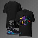 T-Shirt To Match Jordan 8 Aqua - Raiden Inspired