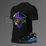 T-Shirt To Match Jordan 8 Aqua - Raiden Inspired