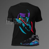 T-Shirt To Match Jordan 8 Aqua - Ninja Warrior