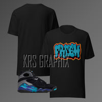 T-Shirt To Match Jordan 8 Aqua - Fresh