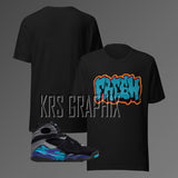 T-Shirt To Match Jordan 8 Aqua - Fresh