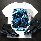 Fresh 2 Death Tee – Gamma 11 Match | Sneakerhead Streetwear Shirt
