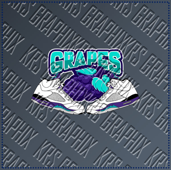 Digital Print For Grape 5s - Grapevine - Instant Download PNG