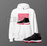 Hoodie To Match Jordan 11 Bred Velvet - Legend 23