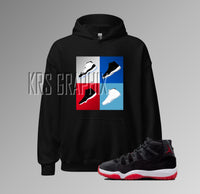 Hoodie To Match Jordan 11 Bred Velvet - The OG's