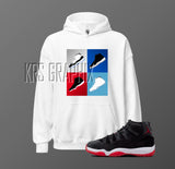 Hoodie To Match Jordan 11 Bred Velvet - The OG's