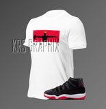 T-Shirt To Match Jordan 11 Bred Velvet - Wings Of The Goat