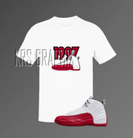 T-Shirt To Match Jordan 12 Cherry - '1997 Jordans'