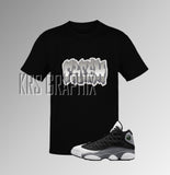 T-Shirt To Match Jordan 13 Black Flint - Fresh Graffiti Style