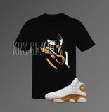 T-Shirt To Match Jordan 13 Wheat - Ninja Warrior