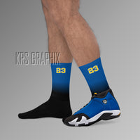 Socks To Match Jordan 14 Laney - Gradient